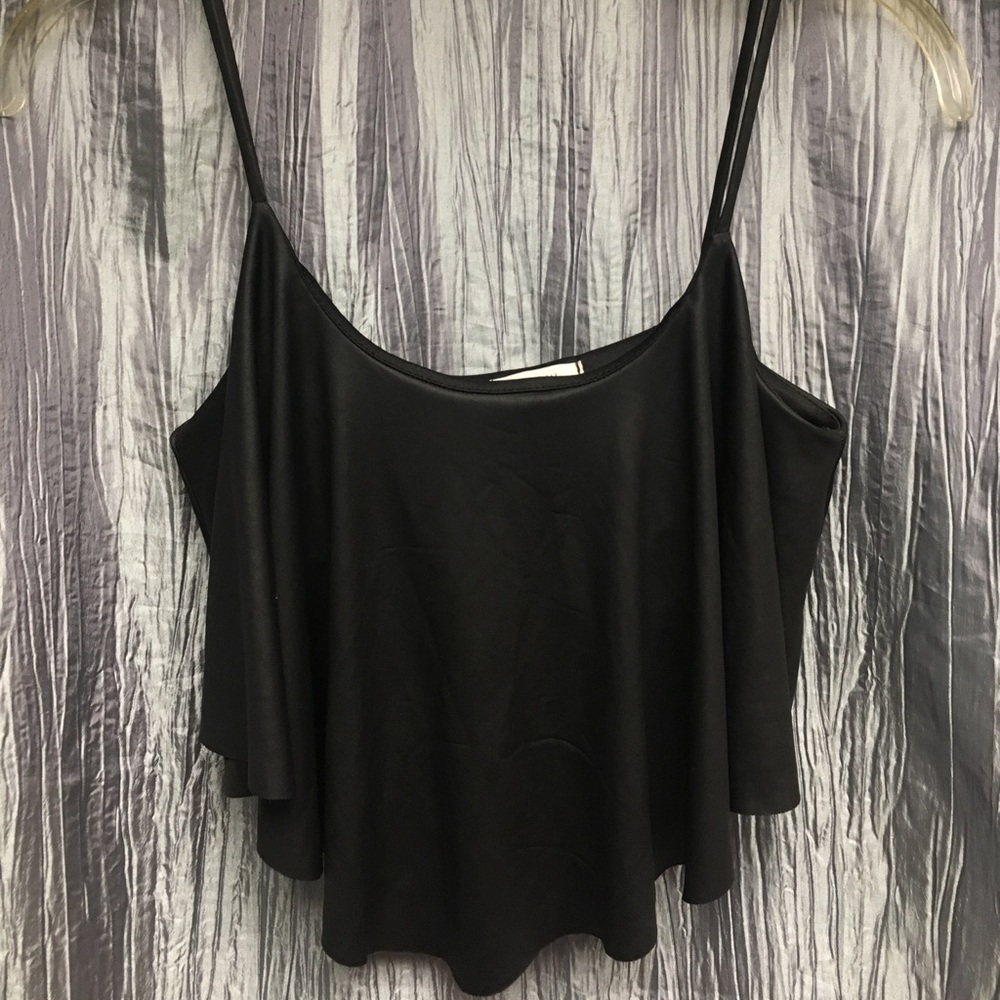 Black tank top